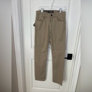 $165 New JACK OF SPADES Jeans Men's 31/34 Tan 5 Pocket Classic Pant STRAIGHT LEG